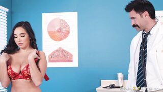 Busty brunette Karlee Grey came to Dr Charles Dera