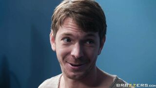 Redhead MILF Monique Alexander in sexy boots spread legs in the office