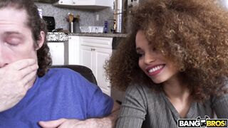 Cecilia Lion pleasures the lucky prick with her mouth