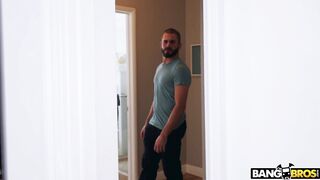 Honey Gold noticed her stebro spying on her
