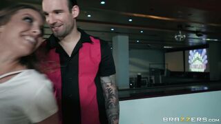 Britney Amber and Alex have fun