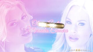 Mercedes Carrera and Olivia Austin get warm jizzload