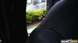 Teen Gianna Dior shows off her natural boobs outdoors