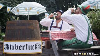 Ella Hughes getting banged ar Oktoberfest