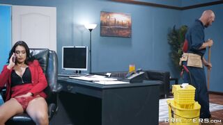 Latina Katana Kombat is playing with her pussy