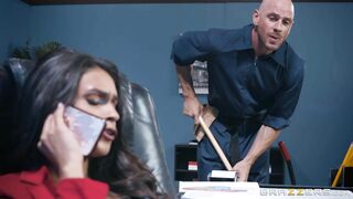 Latina Katana Kombat is playing with her pussy