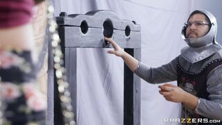 Ivy Lebelle gets licked and her boyfriend does not notice it