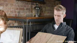Hot MILF Georgie Lyall gives masterful blowjob