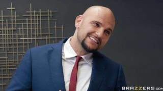 Maxim Law seduces Jmac with her big boobs