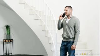 Karma Rx in nurse uniform came to Scott Nails