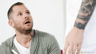 Karma Rx in nurse uniform came to Scott Nails