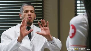 Dr. Bambino found the sex toy nurse Shay Evans