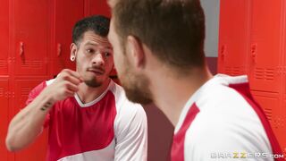 Latina couch Missy Martinez came to the locker room