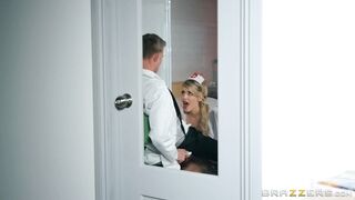 Nurse Marica Chanelle gives masterful blowjob