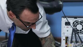 Alex Legend spies on Nicolette Shea playing with her pussy