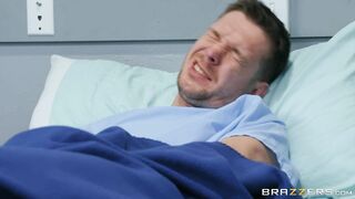 Hot mom Angela White demonstrates her cock sucking skills