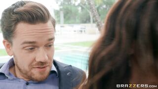 Horny mom Lisa Ann is sucking Kyle Mason's dick