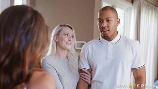 Adria Rae seduces Ricky Johnson and sucks his cock