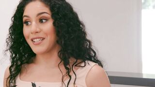 Karma Rx gives sneakily blowjob to Keiran