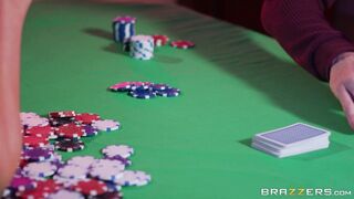 Honour May on the table is sucking Danny D's big cock