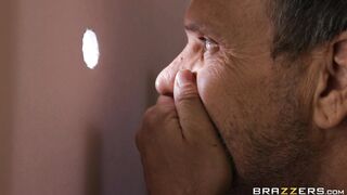 Nina Milano is sucking the big cock in POV