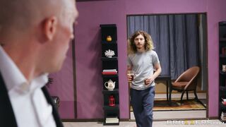 Cherie DeVille gives masterful blowjob to Zac Wild