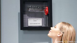 Bella Elise Rose gives nice blowjob to Dr. Steve Holmes