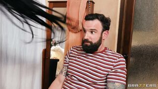 Demi Sutra and Ebony Mystique play lesbo games in front of Alex Legend