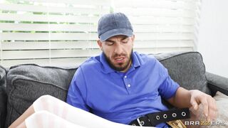 Selena Love gives nice footjob