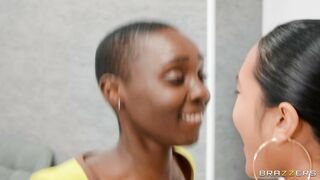 Zaawaadi rides Pavlos as May Thai sits on his face