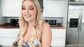 Kali Roses gets the cucumber in her pussy