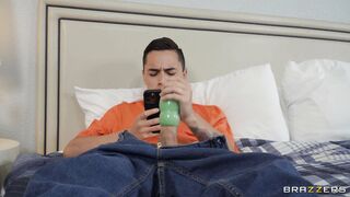 Uptown Jenny caught Juan Loco masturbating