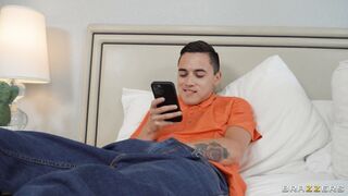 Uptown Jenny caught Juan Loco masturbating