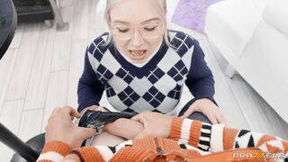 Kaiia Eve shows off her cock sucking skills