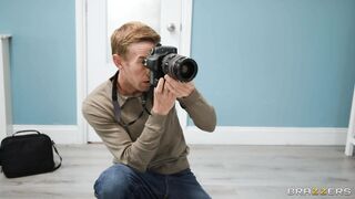 Miss Jackson orally pleasures huge cock