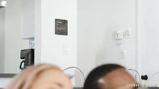 Wendy Raine gives nice blowjob to Brickzilla