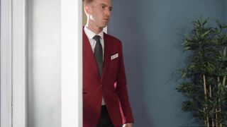 Clea Gaultier is sucking cock being fucked standing