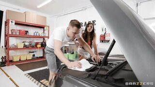 Gianna Dior gets fucked by Bella Rolland standing