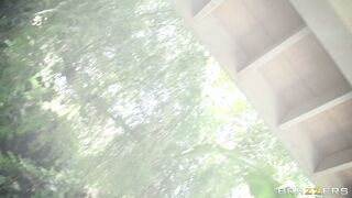 Tiffany Mynx, Alura Jenson and Syren De Mer having fun outdoor