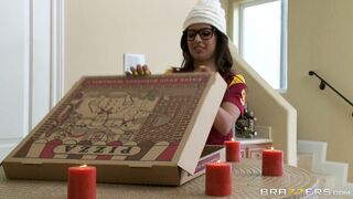 Big ass chick Jynx Maze teasing him a bit