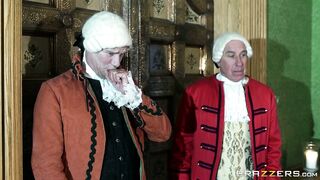 Busty gal Emily B takes it in mish