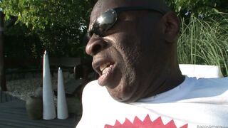 Valentina Nappi does a rimjob near the pool