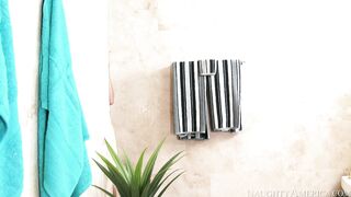 Hot babe Jada Stevens seducing the plumber