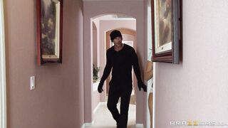 Slutty gf Caddisy Banks gets fucked by the burglar