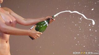 Nikki Benz has a big booty and oiled up titties