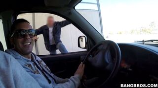 Ava Dalush does a gaggy deepthroat blowjob