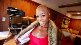 Karma May poses as she shows us her amazing body