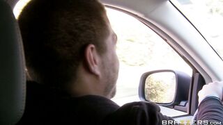 RayVeness giving him a nice head while he's driving a car