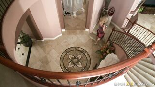 Courtney Cummz teaching that horny teen Dakota James how to suck a dick