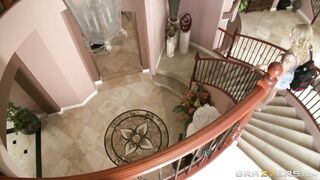 Courtney Cummz teaching that horny teen Dakota James how to suck a dick